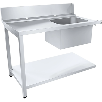 Стол для посудомоечной машины для грязной посуды СРОп-ГП 850х1200х720 мм
