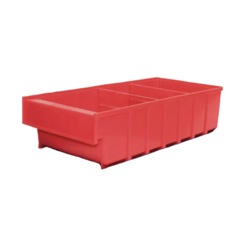 Ящик пластиковый Б 400х185х100 (красный)